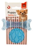 Fofos puppy bot en bal blauw