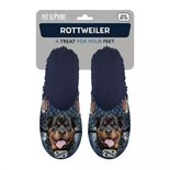 Pantoffel rottweiler donkerblauw