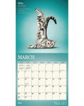 Kalender yoga cats 2025