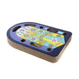 Rosewood krabplank en speelbaan juke box blauw