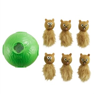 Nina ottosson dog snuffle n' treat bal groen