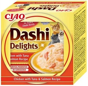 Inaba dashi delights chicken with tuna & salmon recipe