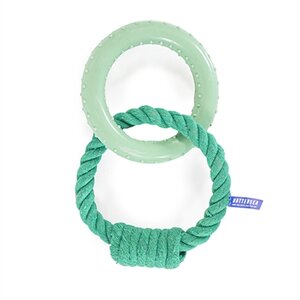 Battersea ring rubber / touw groen