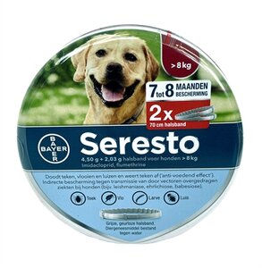 Seresto teken- en vlooienband hond