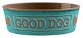 Tarhong voerbak good dog melamine turquoise