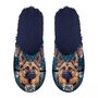 Pantoffel german shepherd donkerblauw