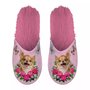 Pantoffel chihuahua roze