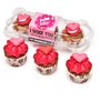 The barking bakery i woof you valentine mini iced woofins trio assorti