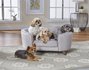 Enchanted hondenmand / sofa quicksilver zilverkleurig_