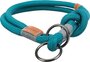 Trixie halsband hond be nordic halfslip petrol / lichtgrijs_