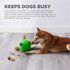 Nina ottosson dog snuffle n' treat bal groen_