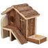 Trixie huis henna voor hamsters schorshout_