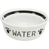 Trixie drinkbak hond water keramiek wit / zwart_