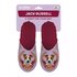 Pantoffel jack russel roze / fuchsia_