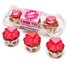 The barking bakery i woof you valentine mini iced woofins trio assorti_